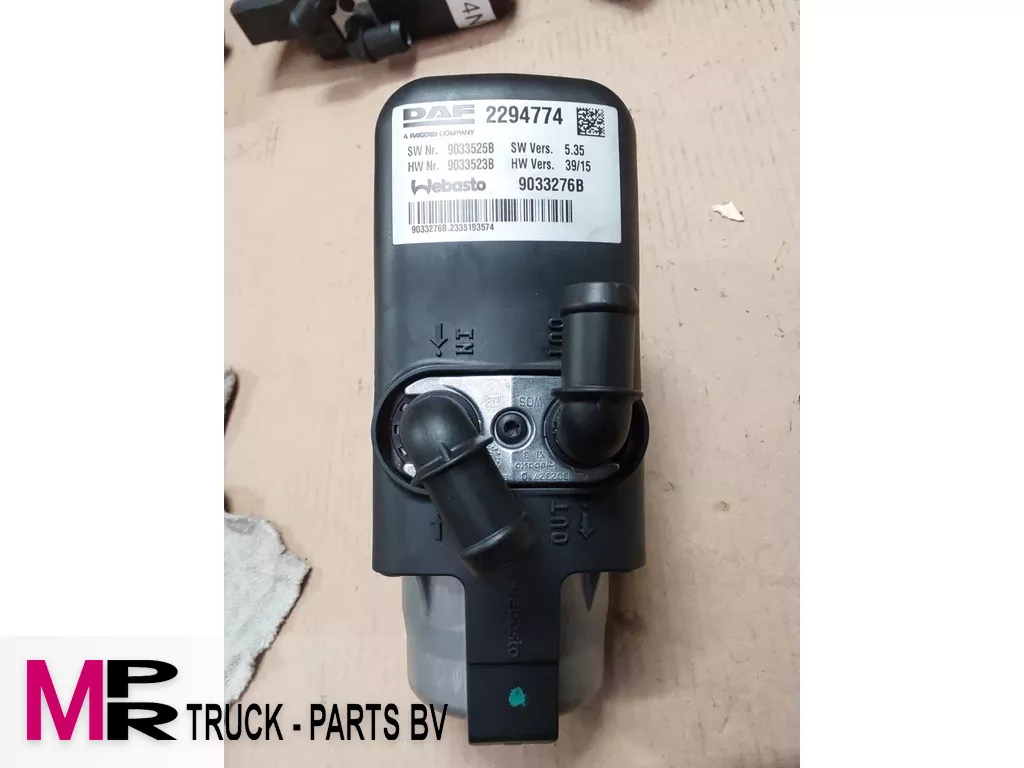 DAF Standverwarming, Thermo Top Pro 38 (kopie) - 22947 Standverwarming, Thermo Top Pro 38 (kopie) - 2294774G - 2422240G - 2020447G diversen